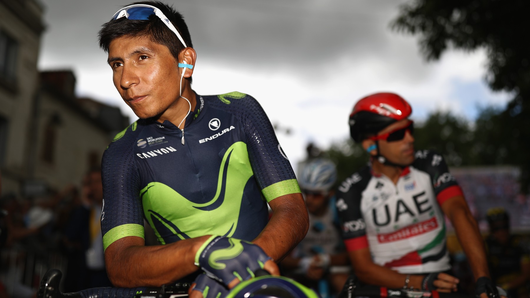 Nairo Quintana durante su etapa en Movistar. (Getty)