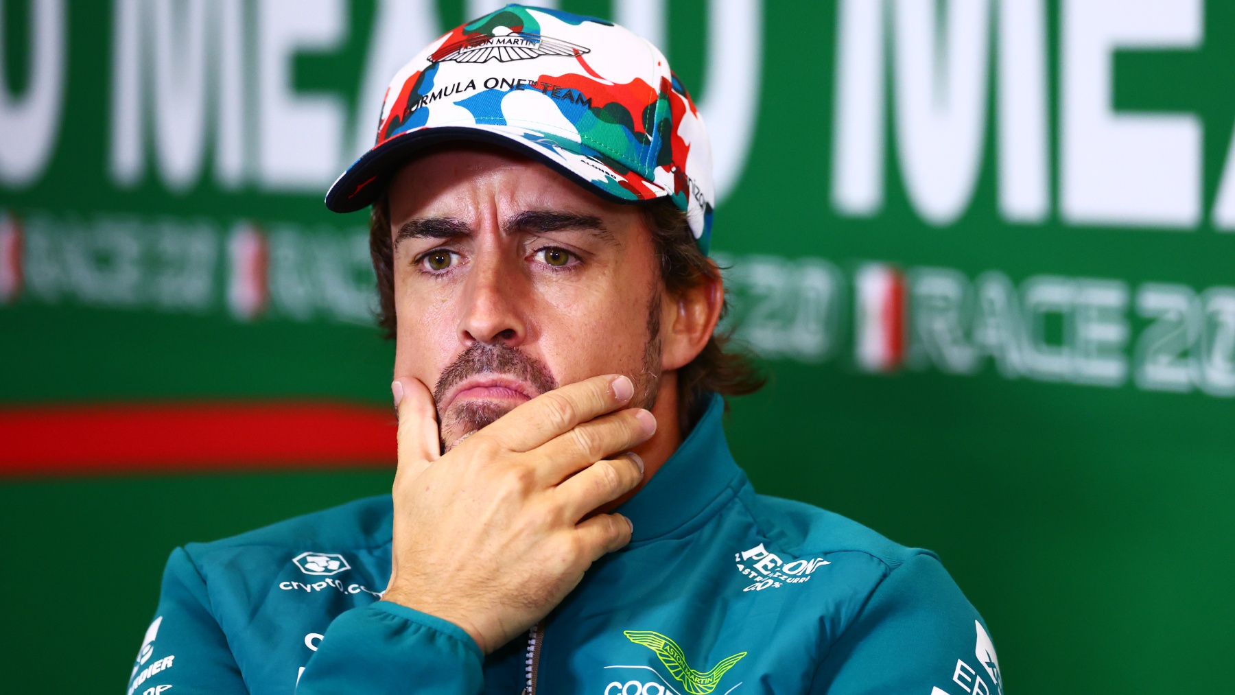 Fernando Alonso abandonó en el Gran Premio de México. (Getty)