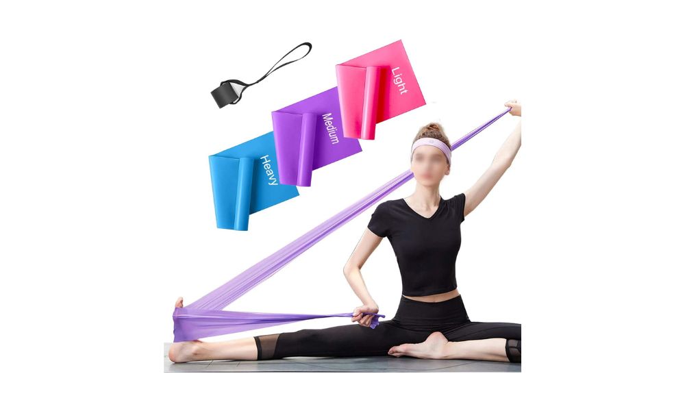 Yoga Pilates Banda de resistencia Bandas elásticas de entrenamiento largo  para fisioterapia Fuerza de la parte inferior del cuerpo Bandas de  ejercicio elástico