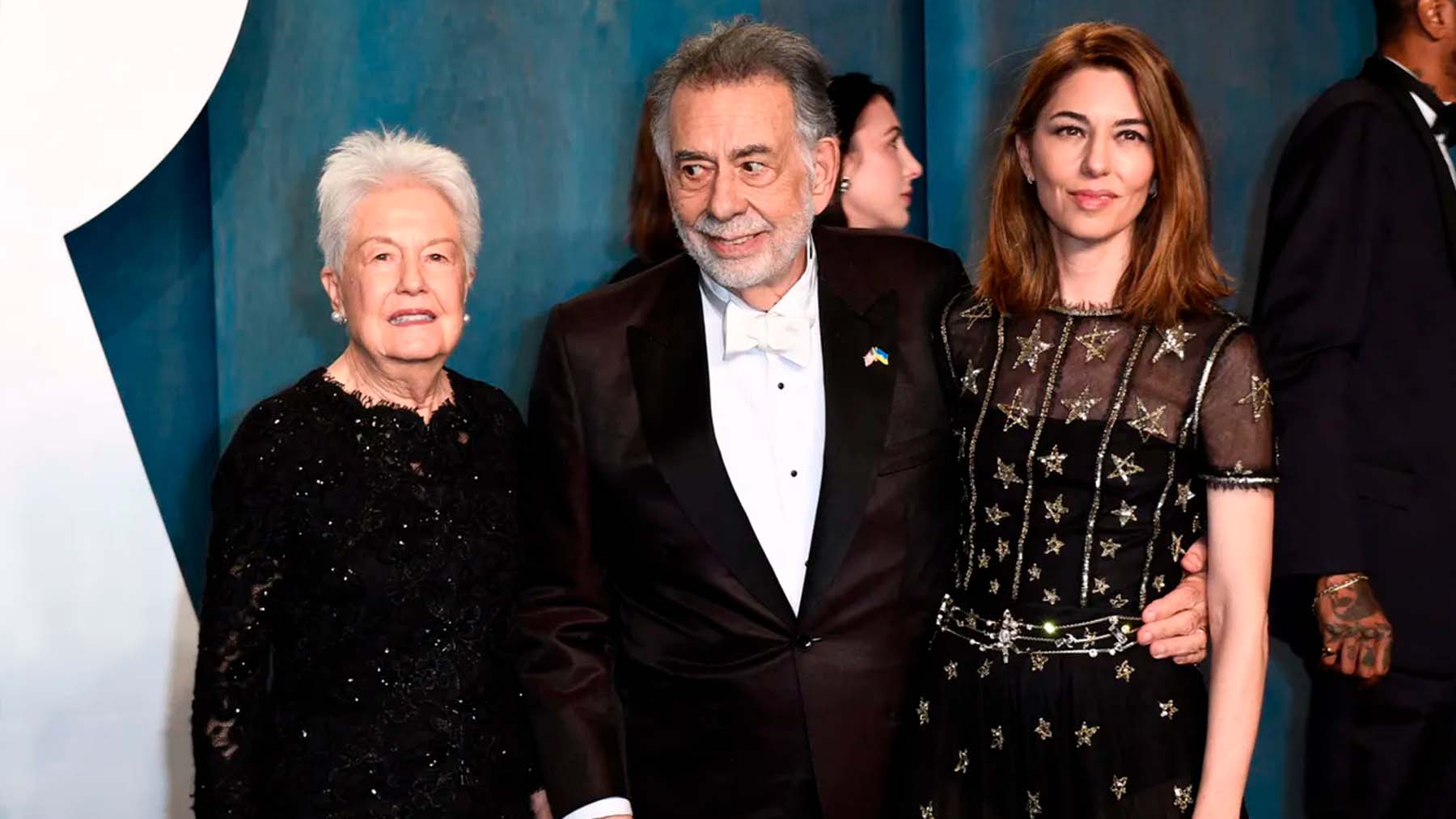 (de izq a dcha) Eleanor, Francis Ford Coppola y su hija, Sofia Coppola (FALLON_GETTY IMAGES)