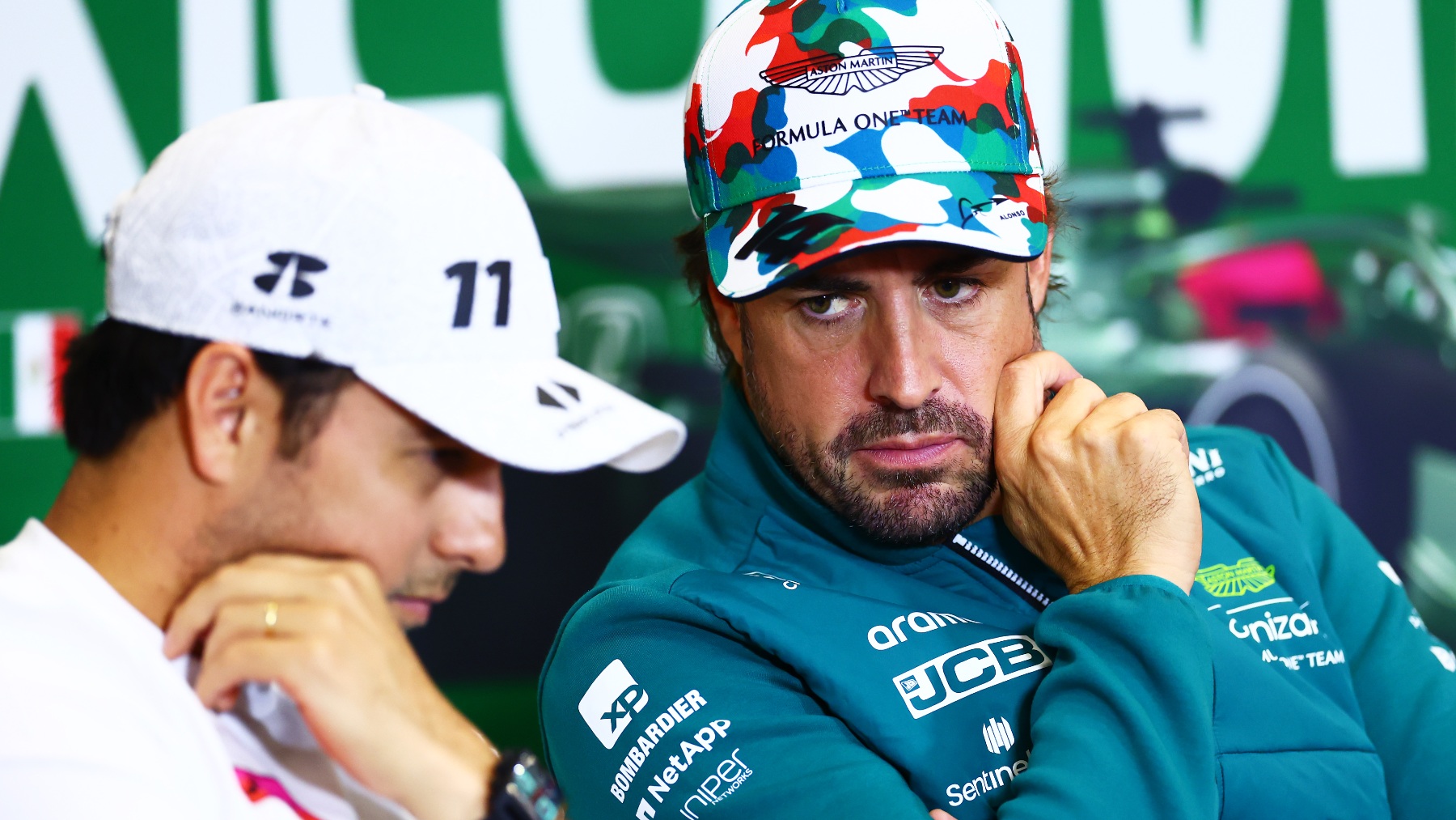 Fernando Alonso podría quedarse con el asiento de Sergio Pérez. (Getty)