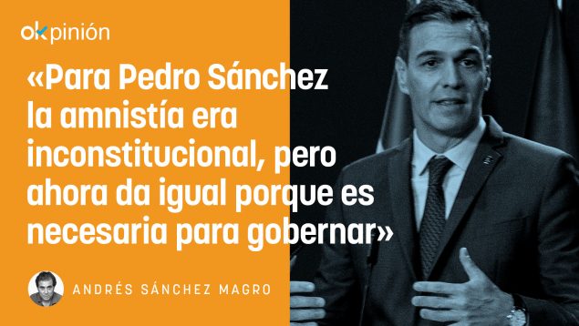 Pedro Sánchez amnistía