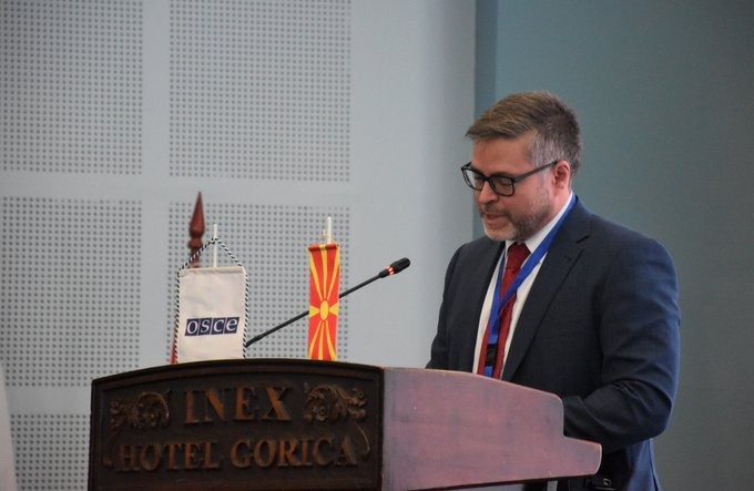 El director general de Transformación Digital, Aitor Cubo, durante su intervención en la cumbre europea.