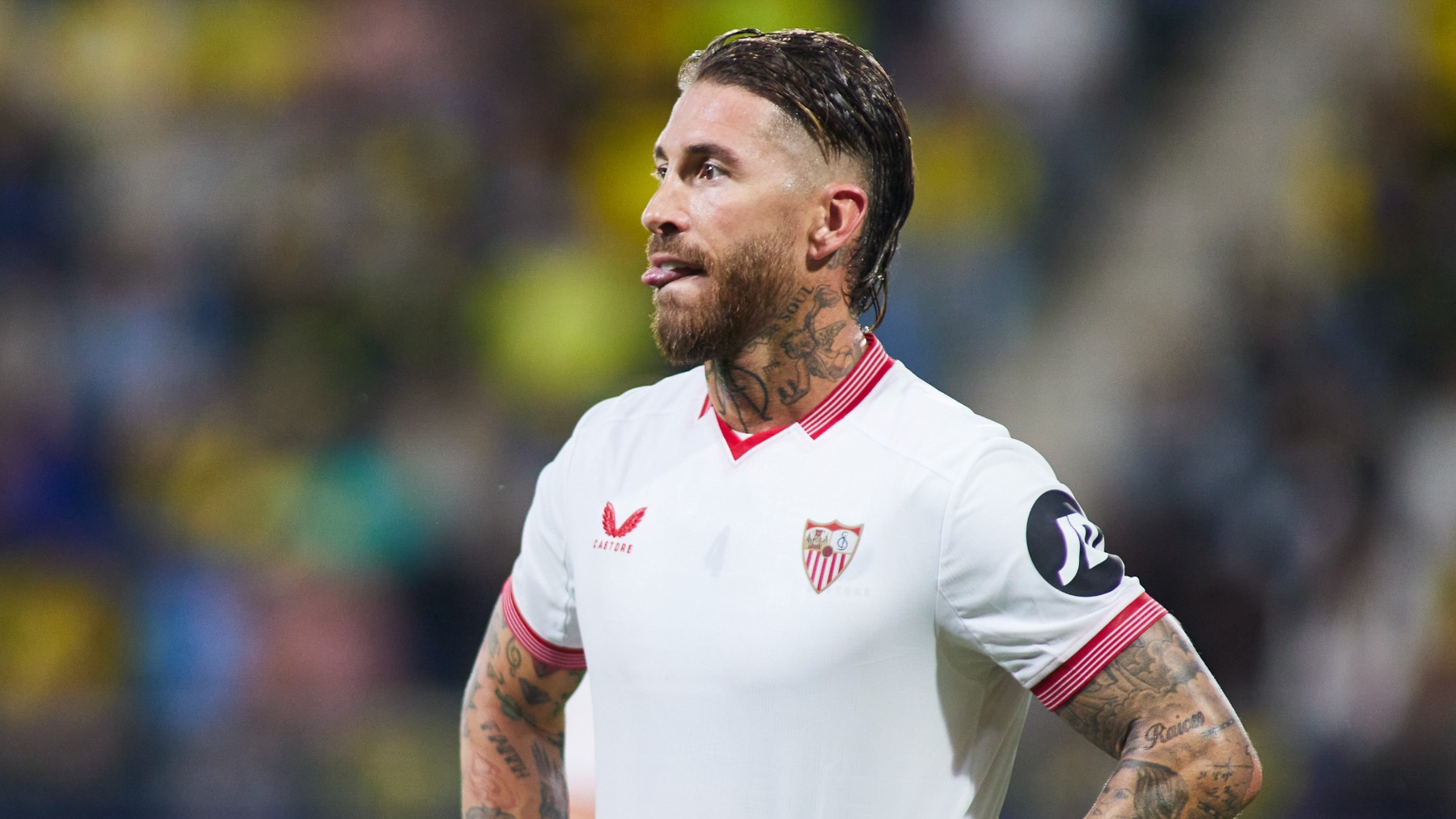Sergio Ramos, en un partido con el Sevilla. (Europa Press)