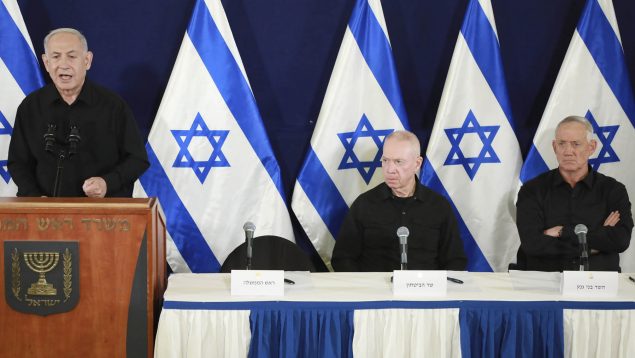 El primer ministro de Israel, Benjamin Netanyahu, en una rueda de prensa (Foto: EP).