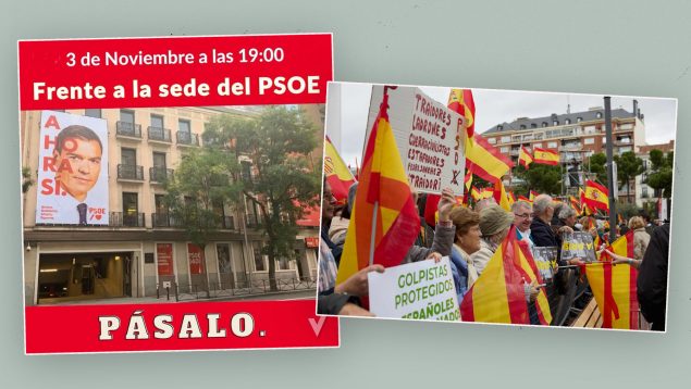 Manifestación amnistía PSOE