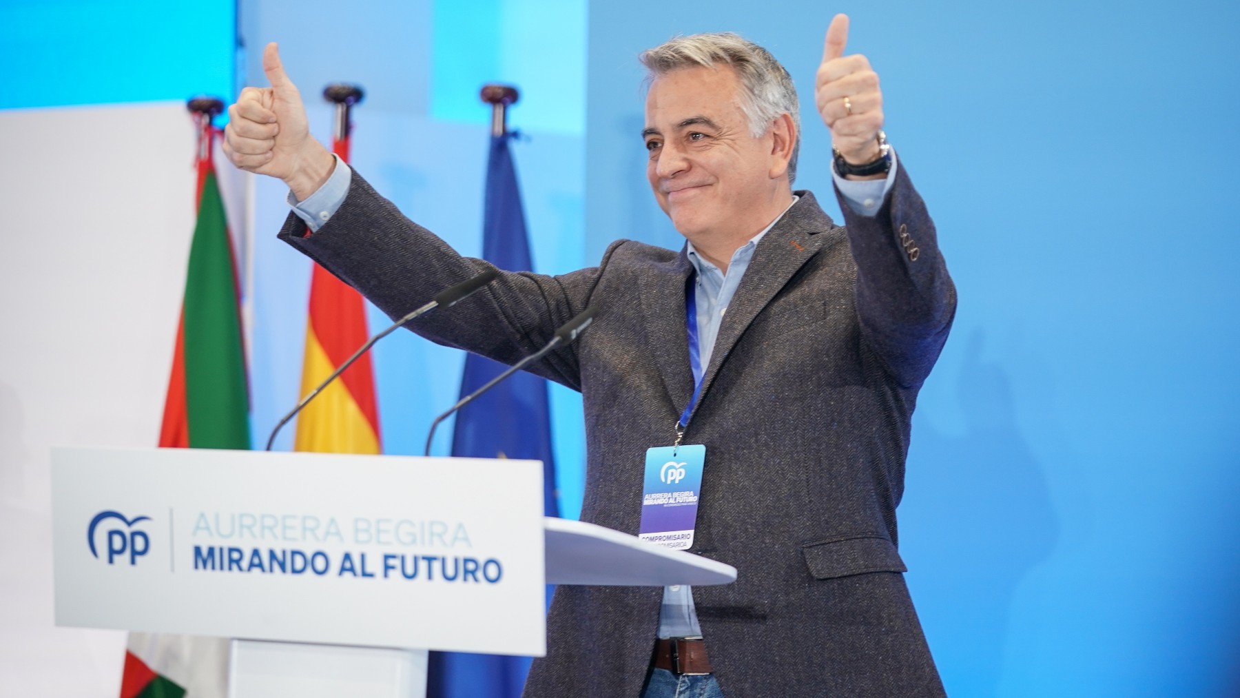 El nuevo presidente del PP vasco, Javier de Andrés