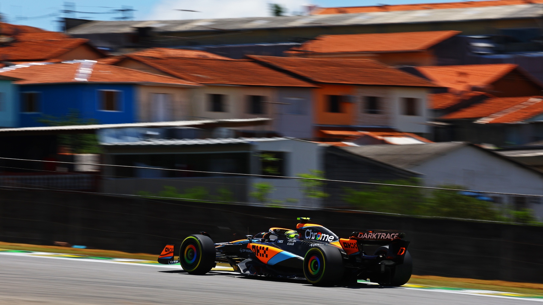 Lando Norris se lleva la pole en el shootout del Gran Premio de Brasil. (Getty)