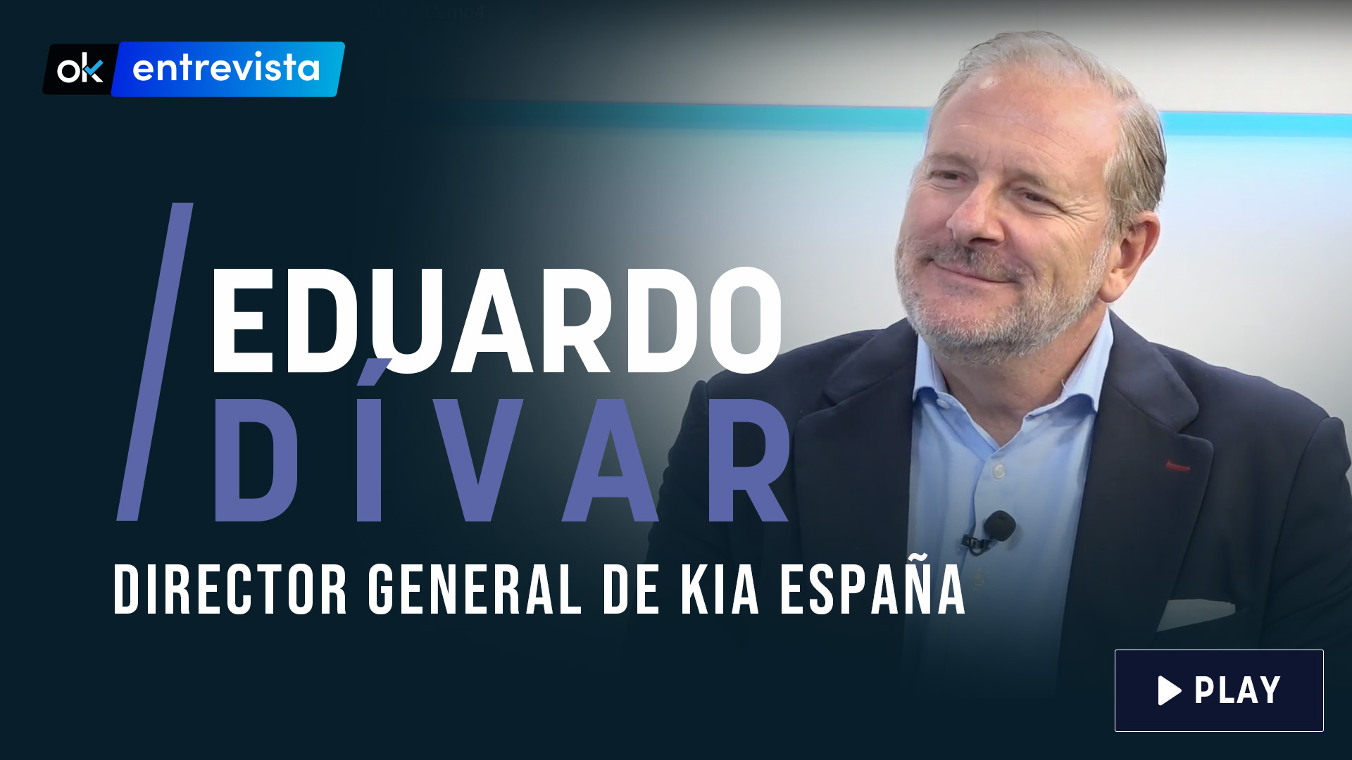 Eduardo Dívar, director general de Kia en España.