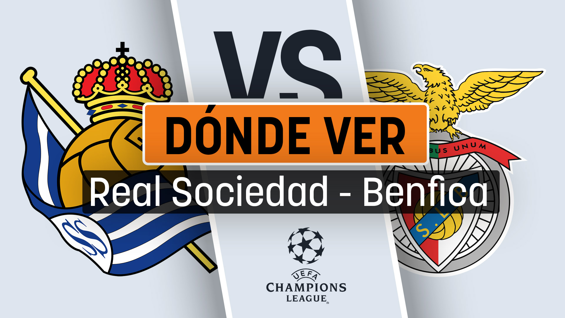 Real Sociedad – Benfica: horario, canal TV y dónde ver online el partido de Champions League hoy en directo.