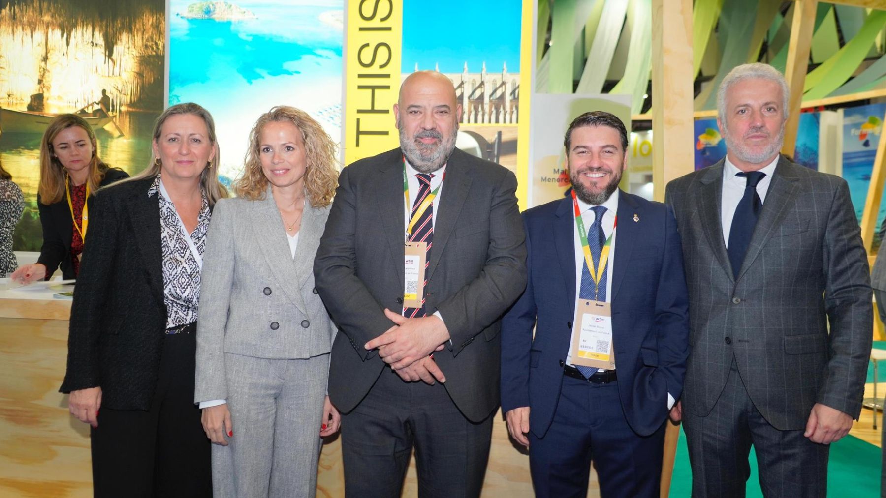 La delegación del Ayuntamiento de Palma en la WTM de Londres.