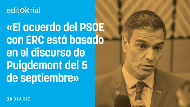 El copión Sánchez no tiene remedio: fusiló su tesis y ahora plagia a Puigdemont