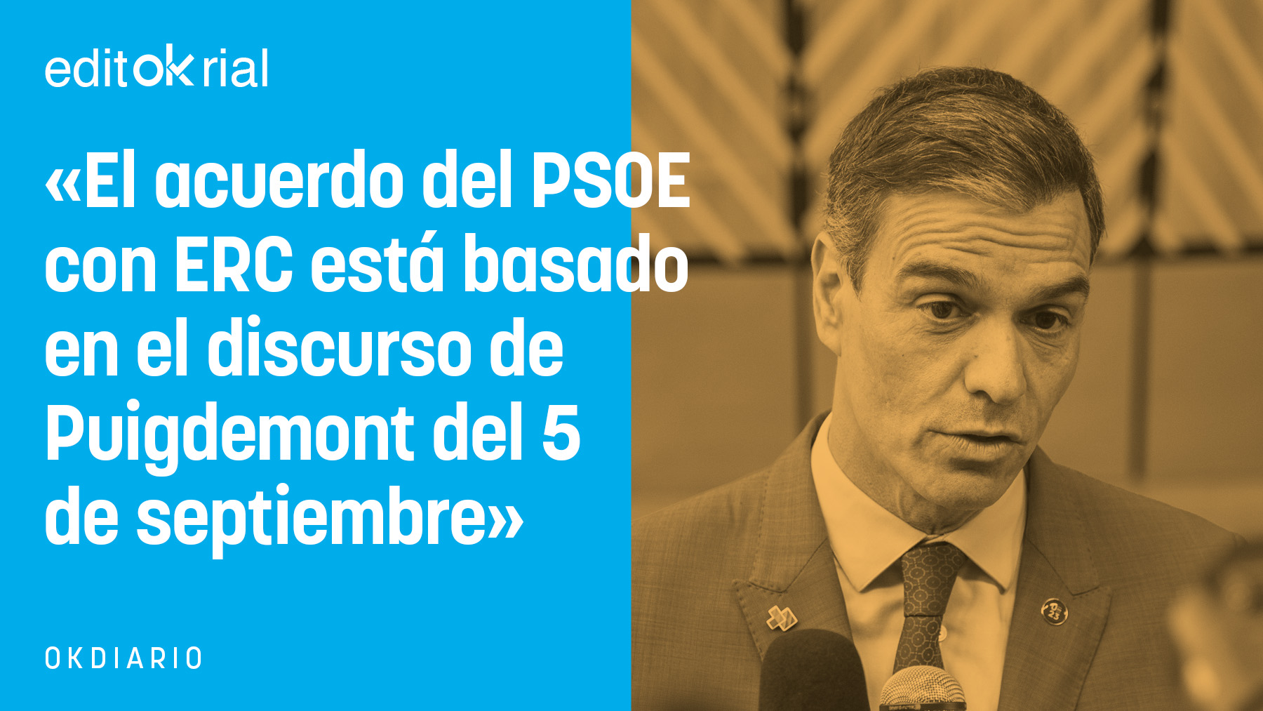 El copión Sánchez no tiene remedio: fusiló su tesis y ahora plagia a Puigdemont