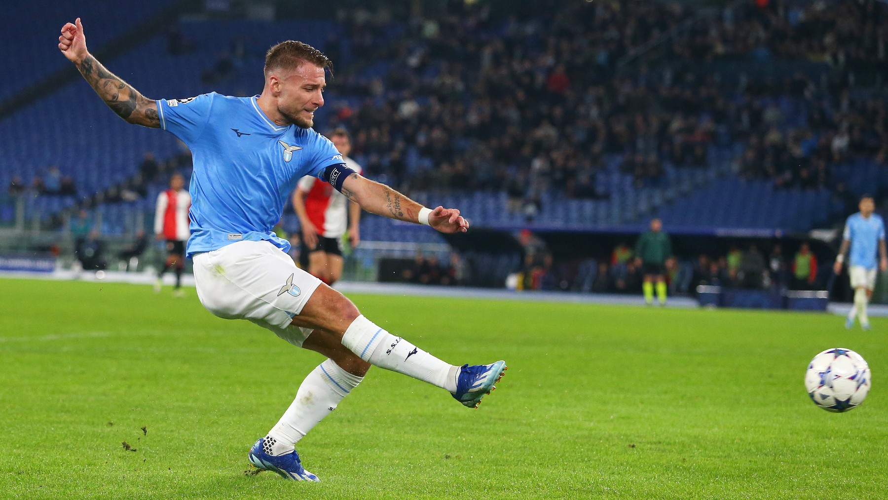 Inmobile anotó el gol de la Lazio. (Getty)