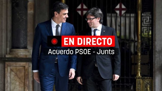 Acuerdo Sánchez Puigdemont, pacto PSOE Junts, Manifestaciones PSOE, Manifestación Ferraz,