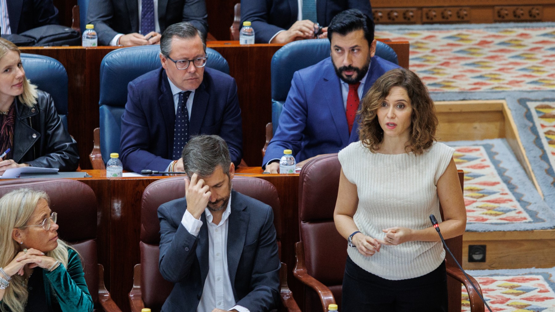 Isabel Díaz Ayuso en la Asamblea de Madrid (Foto: Ep)