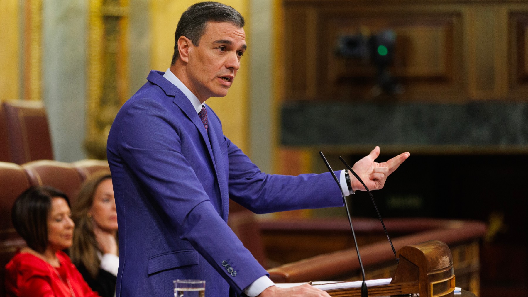 Pedro Sánchez en el Congreso. (Foto: EP)
