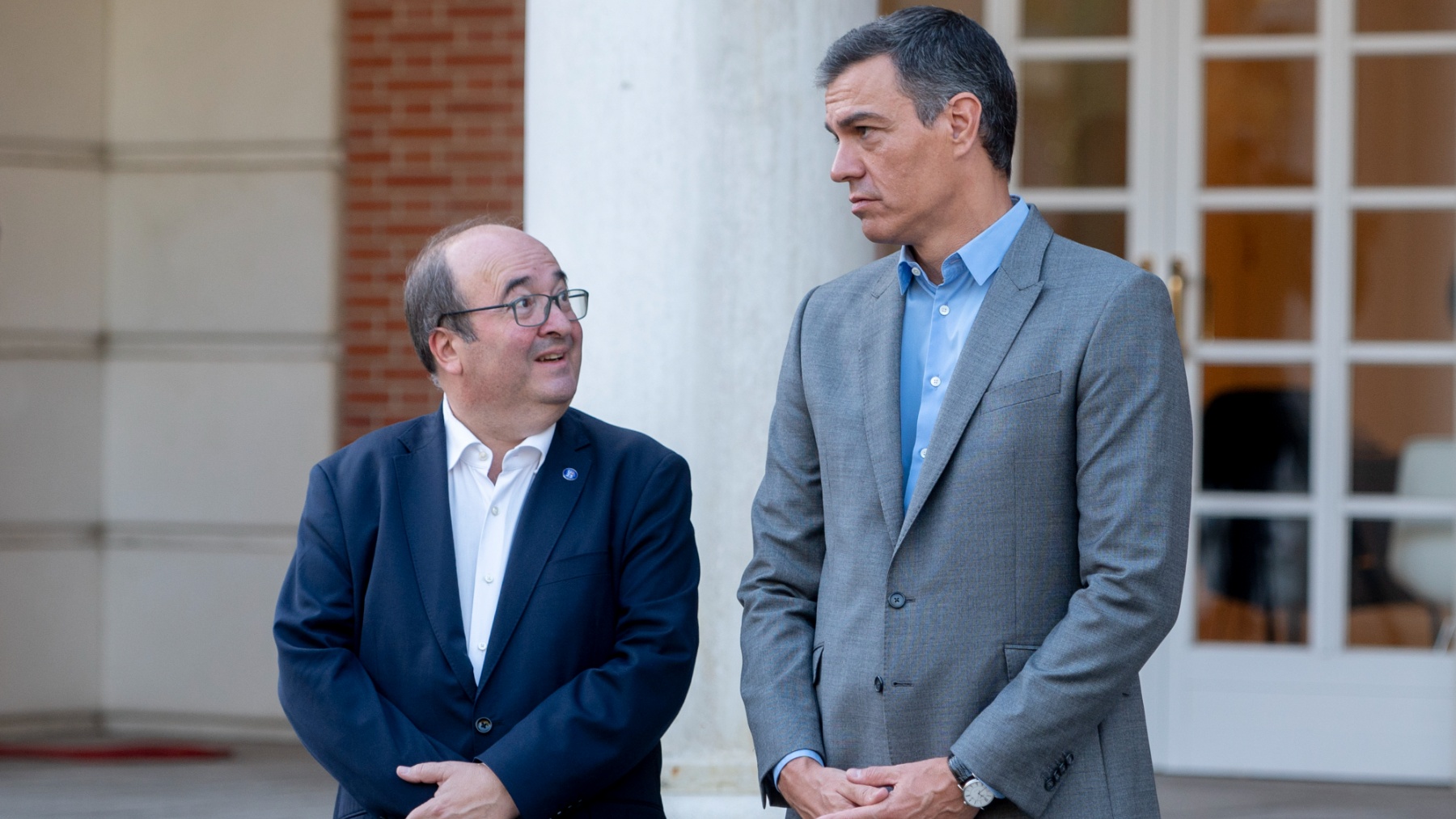 Miquel Iceta y Pedro Sánchez (Foto: Europa Press).