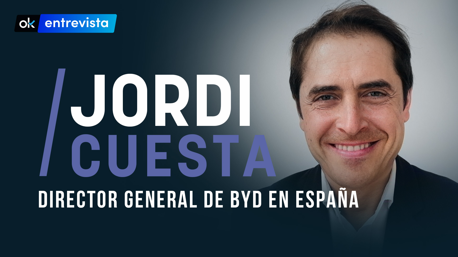 Jordi Cuesta, director general de BYD en España