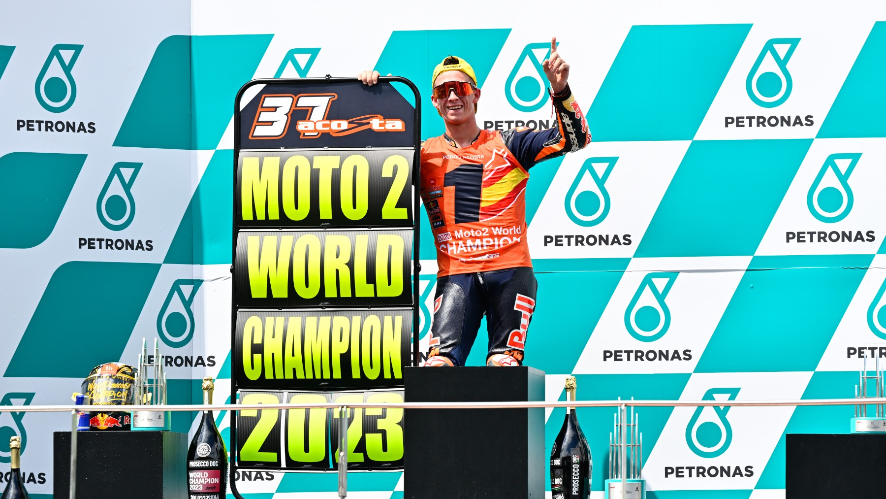 Pedro Acosta, campeón del mundo de Moto2. (MotoGP)