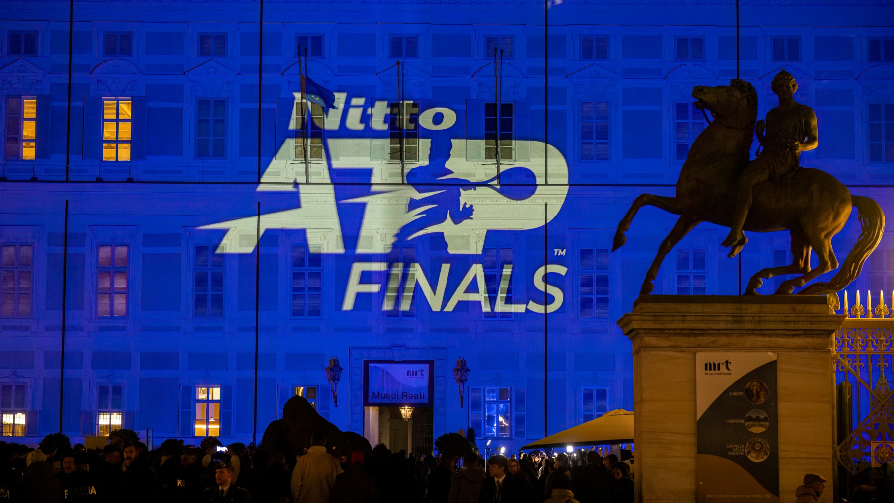Imagen de la presentación de las ATP Finals, en Turín. (Getty)
