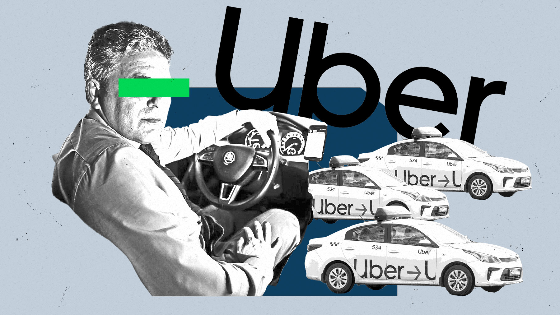 Los conductores de VTC levantan la voz contra las ‘App’ de Uber y Moove Cars.