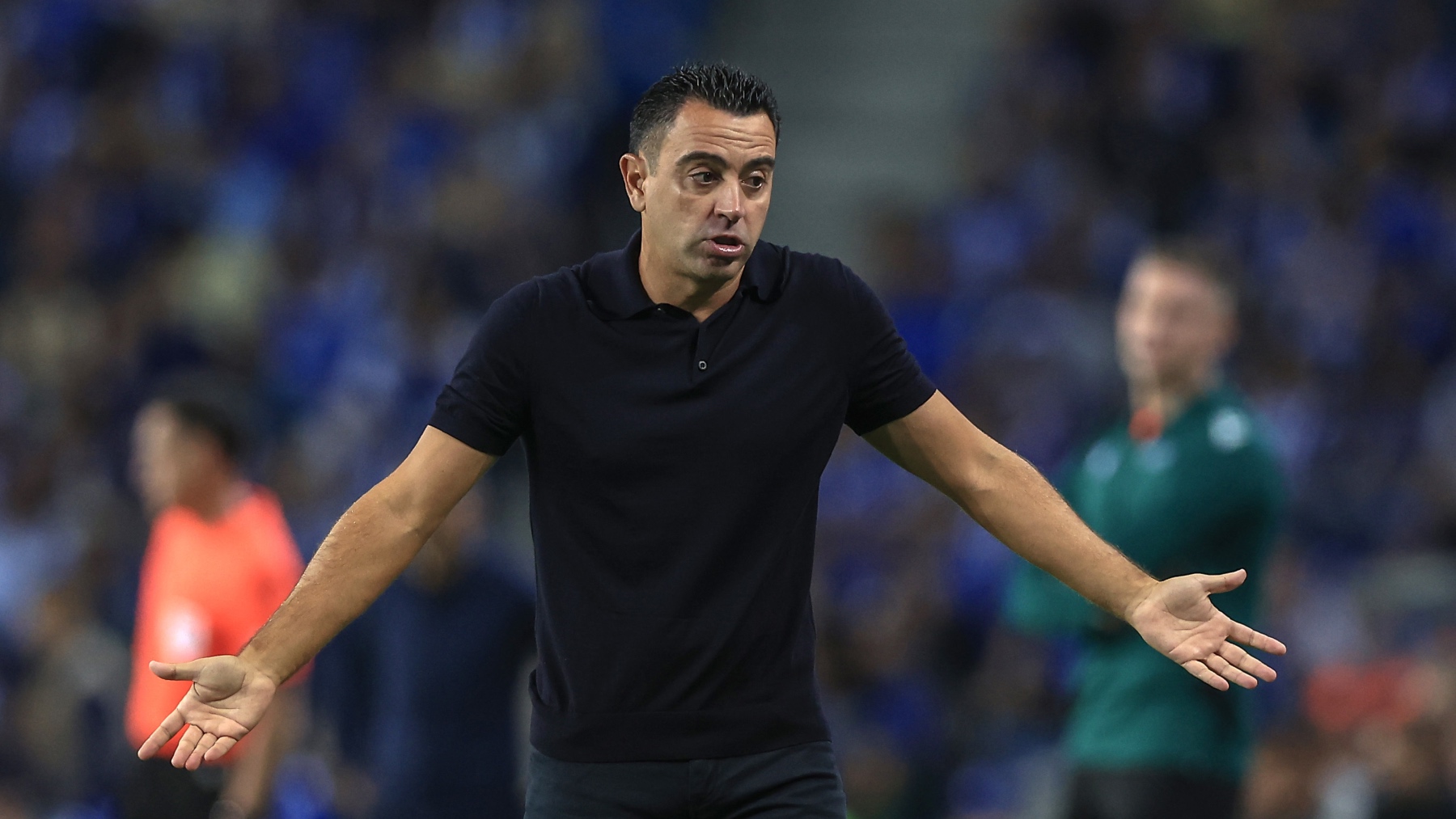 Xavi Hernández, durante un partido del Barcelona. (EP)