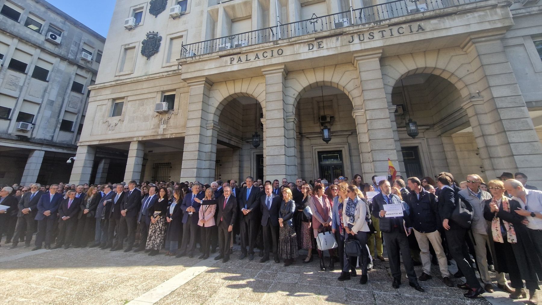 Concentración de jueces contra la Ley de Amnistía en Sevilla (EP).