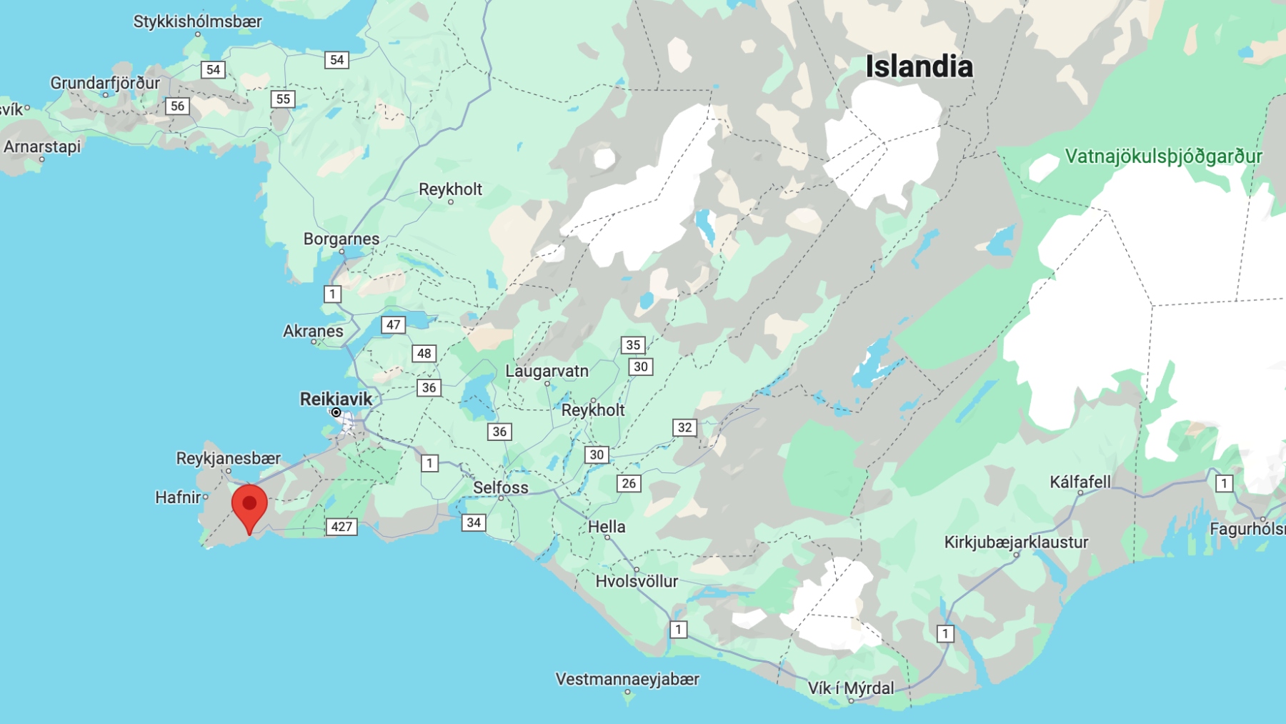 islandia volcán erupción