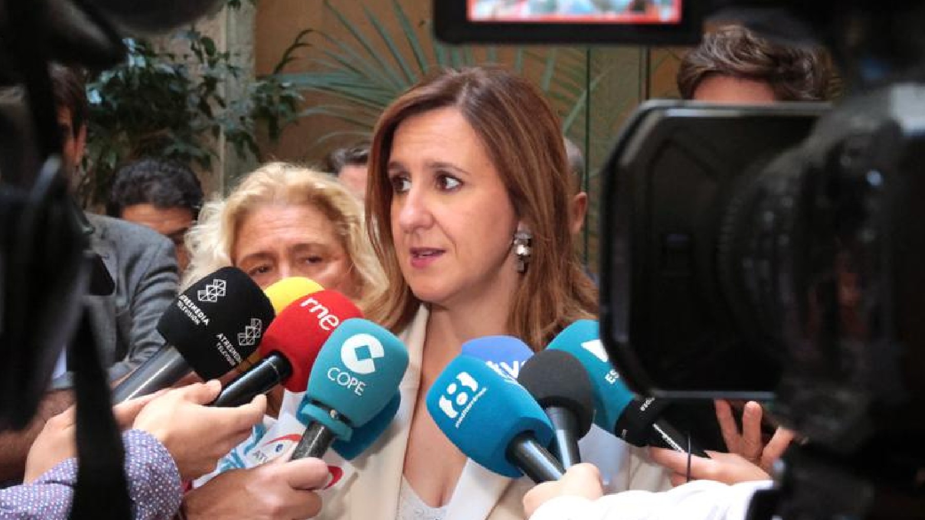 María José Catalá, este miércoles, en el Ayuntamiento de Valencia.