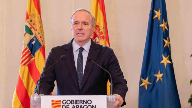 Gobierno de Aragón comunicado Sánchez , Jorge Azcón