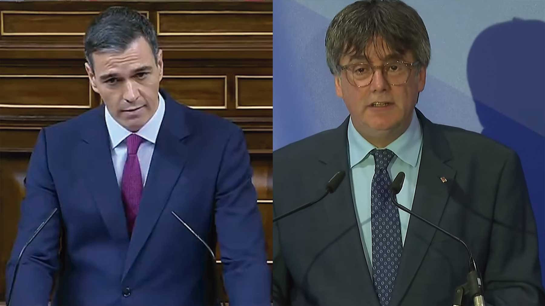 Sánchez y Puigdemont