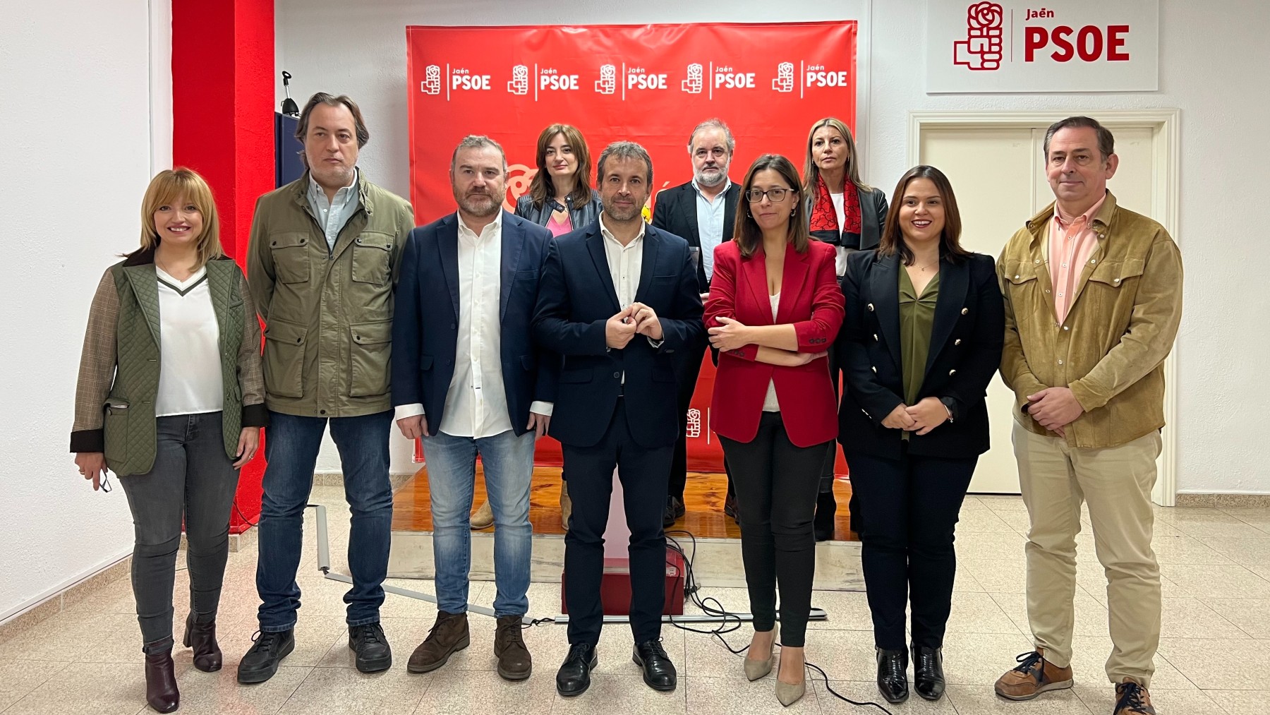 Concejales socialistas en el Ayuntamiento de Jaén (PSOE).