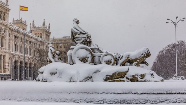 Nevadas Jorge Rey, nieve España, tiempo Jorge Rey,