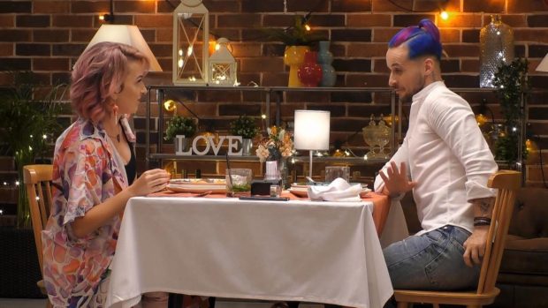 Nisha y Raúl en 'First Dates'.