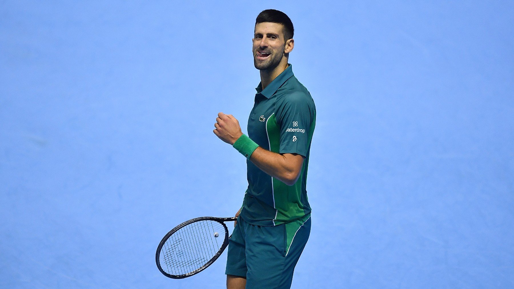 Novak Djokovic, en un partido en las ATP Finals 2023. (Getty)