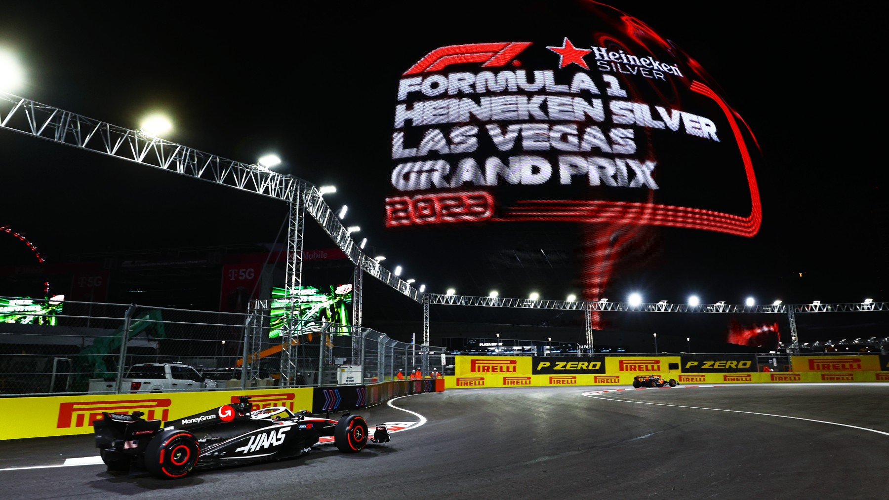 Imagen del GP de Las Vegas de F1. (Getty)