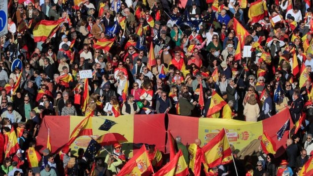 Feijóo manifestación Madrid