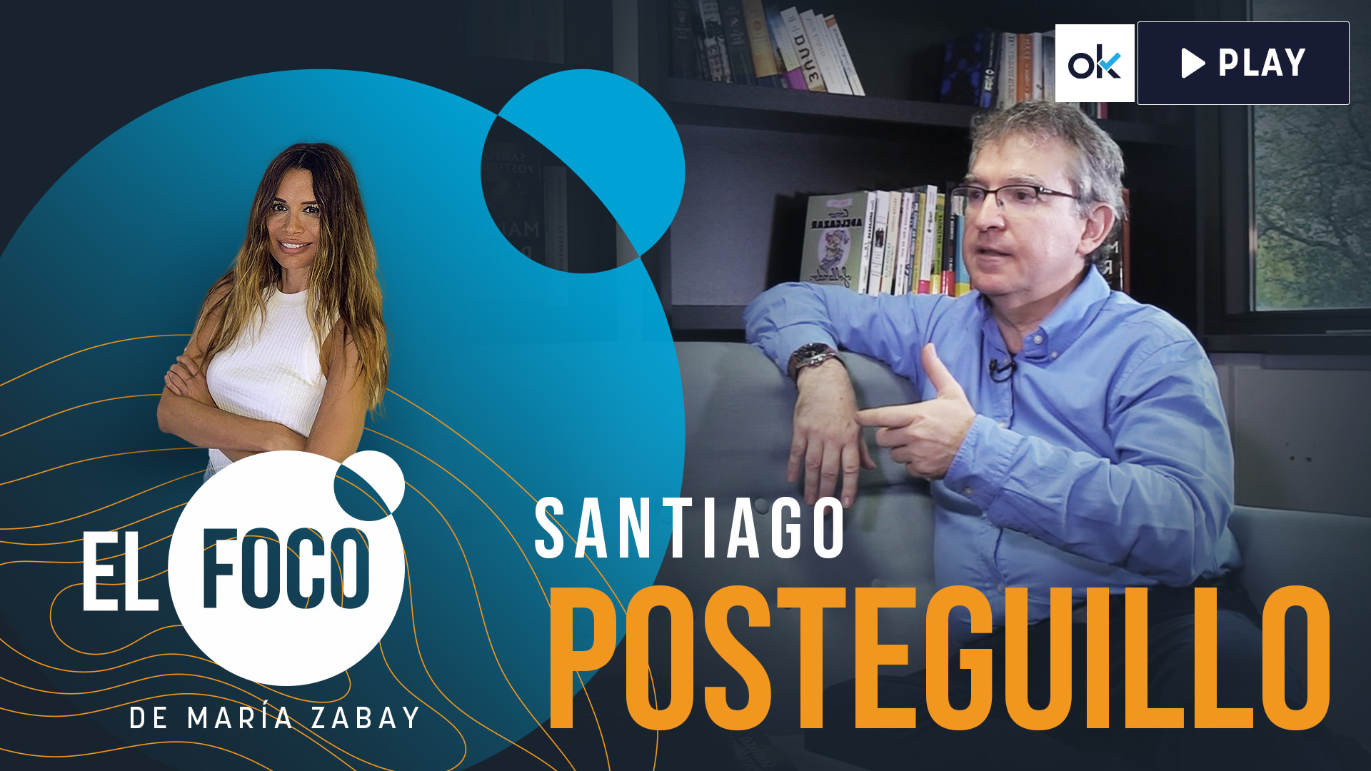 Santiago Posteguillo en ‘El Foco’ de María Zabay.