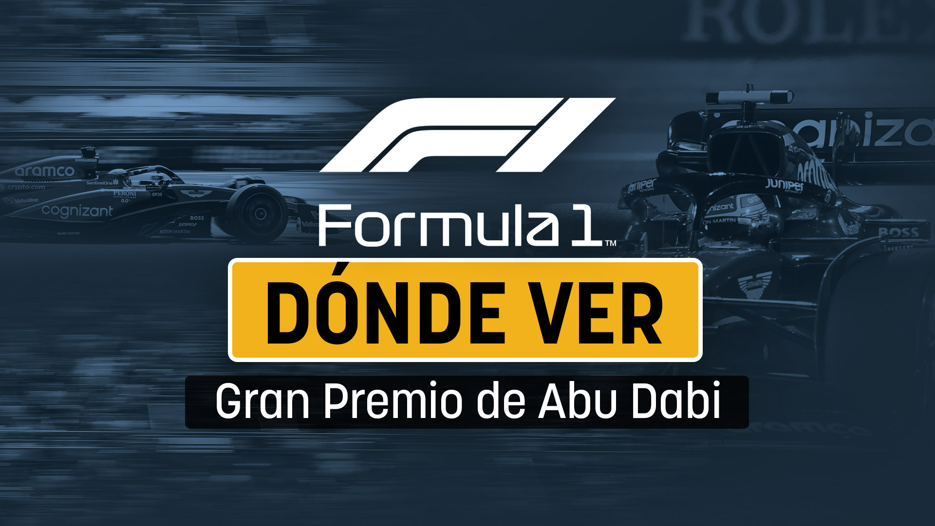 F1 2023 GP de Abu Dabi: dónde ver online en vivo y por televisión en directo la carrera de Fórmula 1.