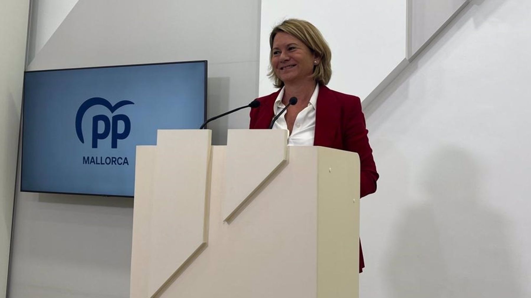 Núria Riera, portavoz del PP en el Consell de Mallorca.
