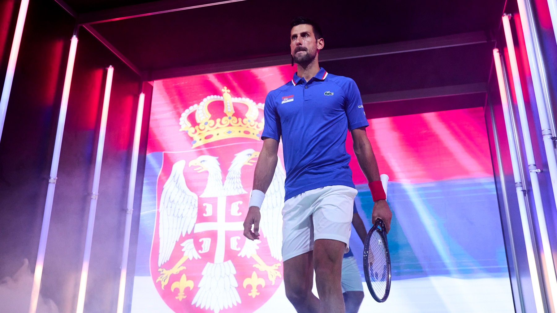 Novak Djokovic lidera al equipo de Serbia en la Copa Davis 2023. (Getty)