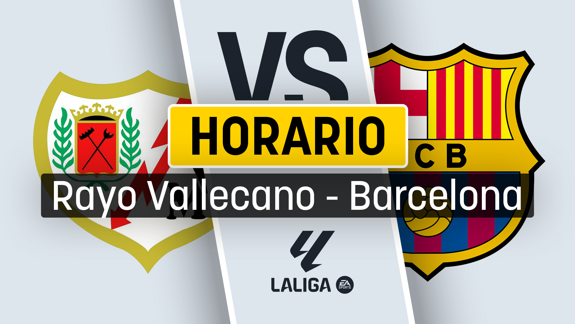 Rayo Vallecano - Barcelona: horario y cuándo es el partido de Liga hoy