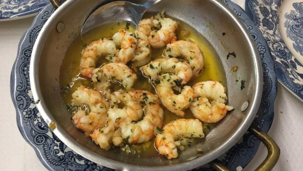Gambas ajillo