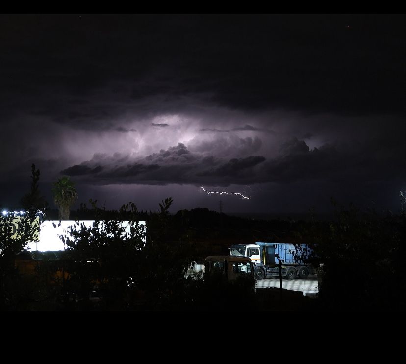 Imagen de la tormenta en Son Servera.