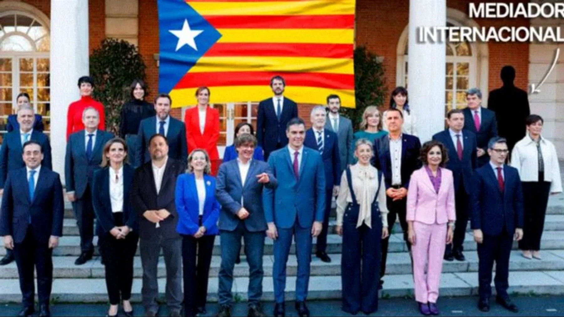 Imagen difundida por el PP criticando las alianzas de Sánchez.