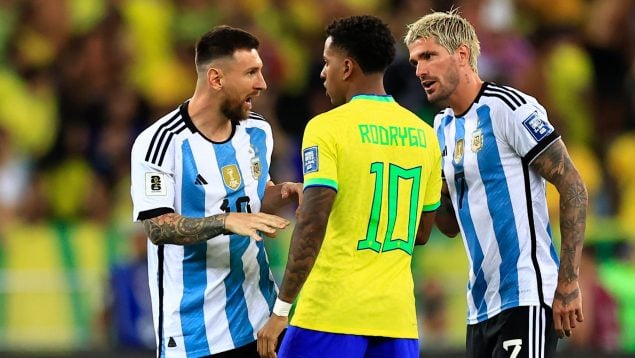 Rodrygo Messi, Brasil Argentina,