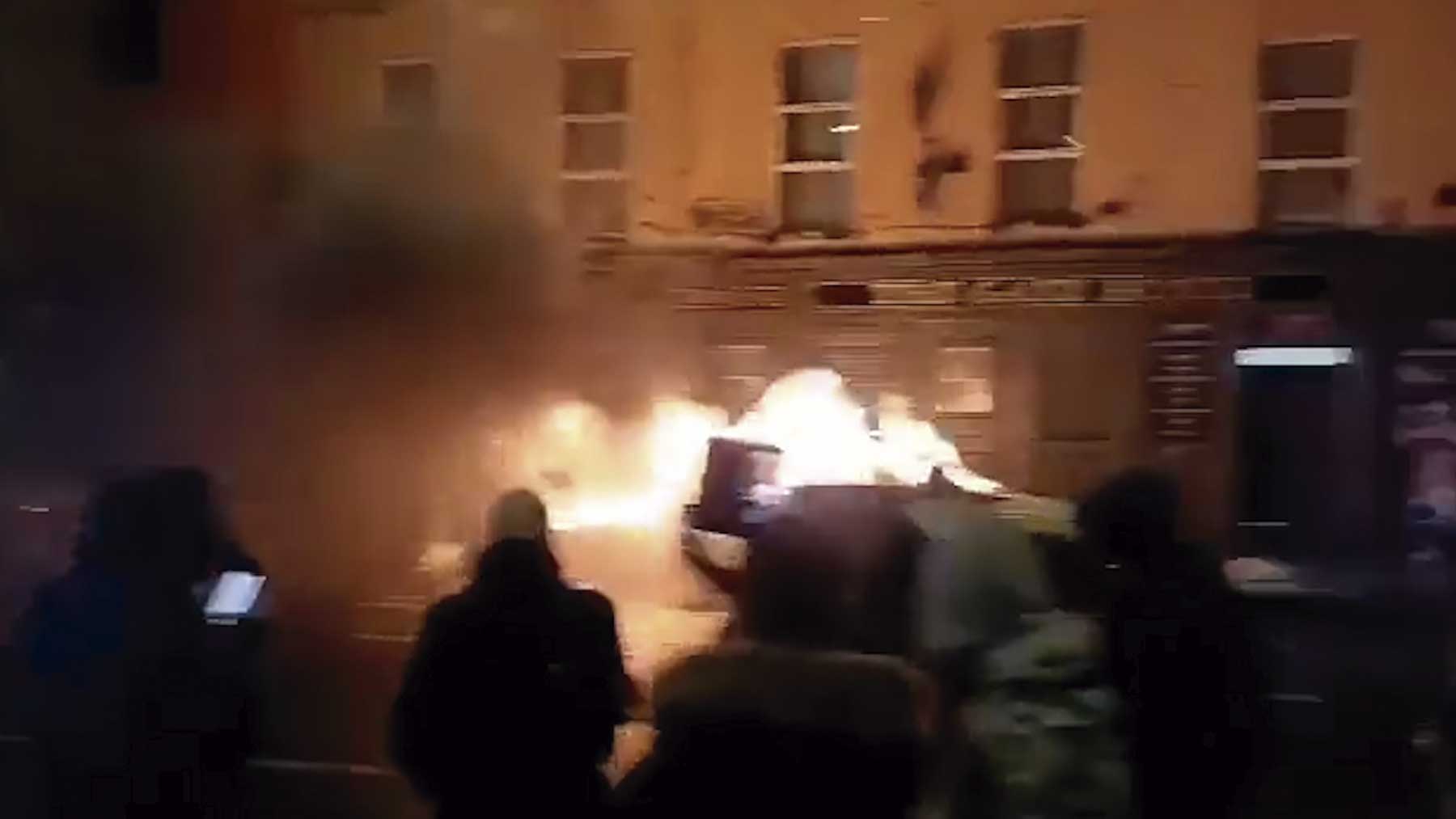 Incidentes en Dublín (Irlanda).