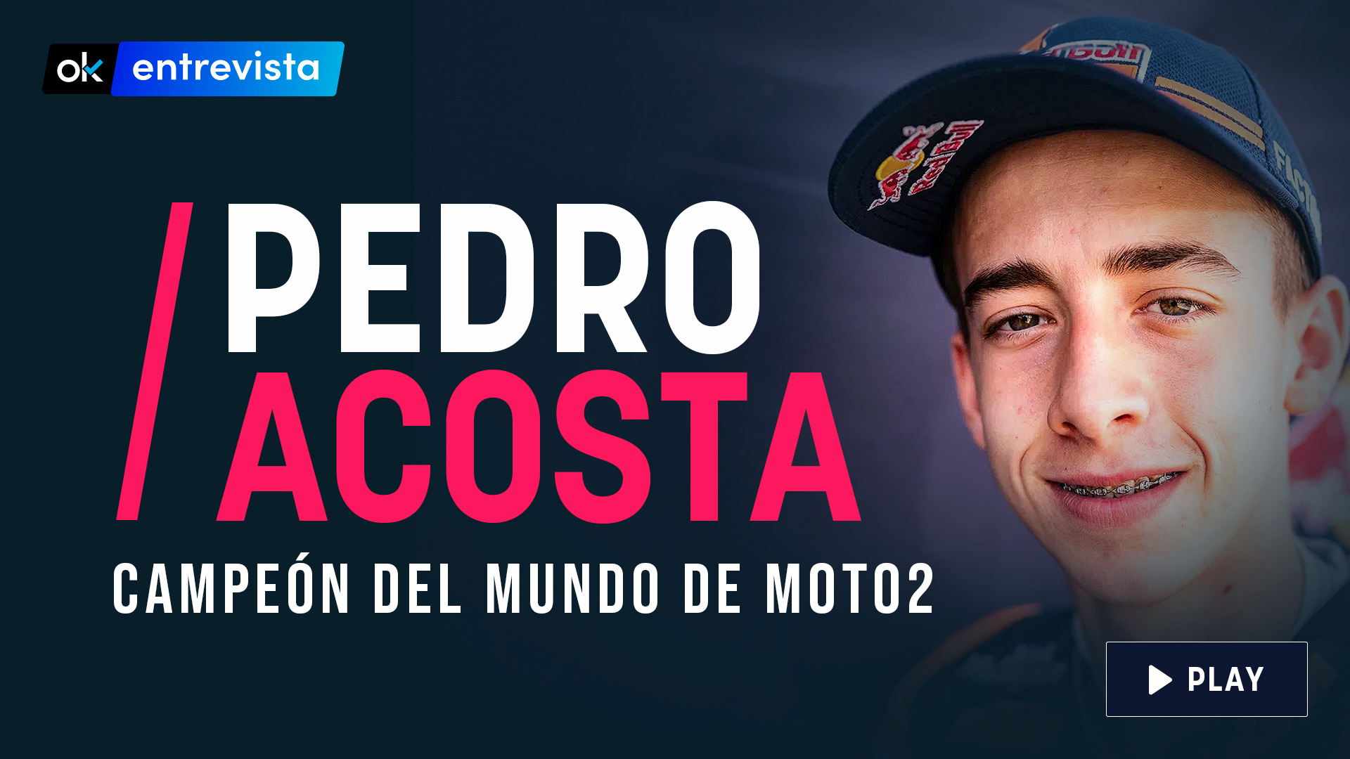 Pedro Acosta, campeón del mundo de Moto2.