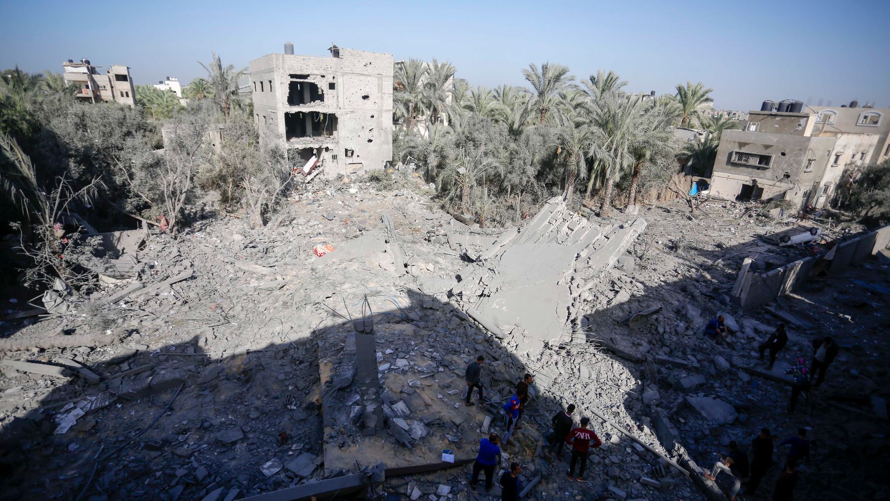 Edificios destruidos en el conflicto entre Israel y la Franja de Gaza. (Foto: Ep)